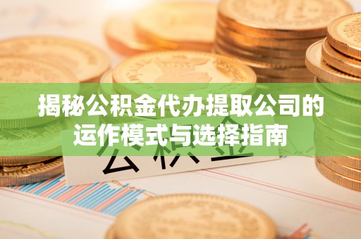 马鞍山揭秘公积金代办提取公司的运作模式与选择指南